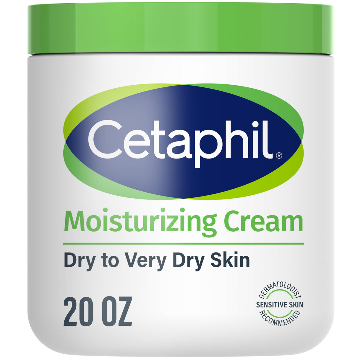 Suplement ​Cetaphil Face & Body Moisturizer, Hydrating Moisturizing Cream for Dry to Very Dry, Sensitive Skin, NEW 20 oz, Fragrance Free, Non-Comedogenic, Non-Greasy (Packaging May Vary) - VelvetGlow USA