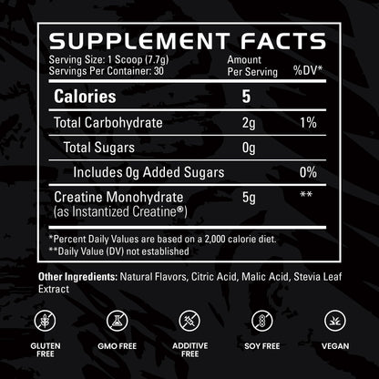 Gains in Bulk Instantized Creatine Monohydrate, Unflavored, 100 Servings