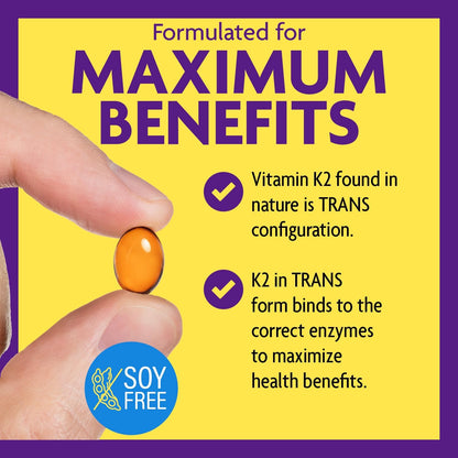 InnovixLabs Vitamin K2 & Probiotic Bundle Full Spectrum Vitamin K2 (90 Softgel Capsules) Multi-Strain Probiotic (60 Time-Release Capsules). Supports Bones, Immune and Healthy Gut. *