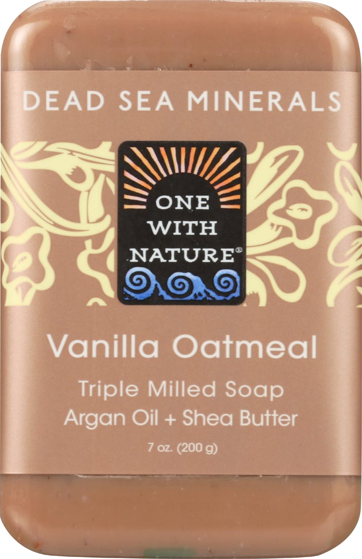 One With Nature Dead Sea Mineral Soap, Lemon Sage, 7-Ounces (Pack of 6)