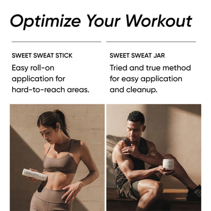 Sports Research Sweet Sweat Coconut Workout Enhancer Gel - Maximize Your Exercise & Sweat Faster - 13.5oz Jar Sports Research buy supplements Au