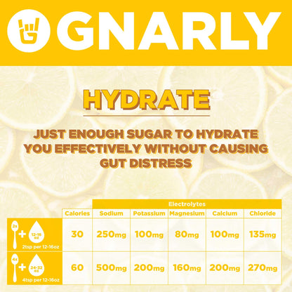 Gnarly Nutrition Hydrate Electrolyte Powder – Orange Pineapple Exercise Hydration Drink Mix – NSF Sport Certified – Electrolyte Solution, Performance & Recovery – Orange Pineapple, 14.10 oz