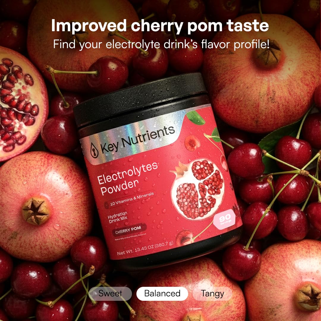 KEY NUTRIENTS Potassium Multivitamin Electrolytes Powder, Lemonade, 90 Serv