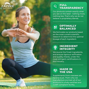 Zazzee Cranberry PACs, 72 mg PACs per Capsule, 2X Strength, 100% Soluble, 120 Vegan Capsules, 50:1 Extract, 18,200 mg Strength, Fast-Acting, Effective Urinary Tract Support, Made in The USA ZazzeeBuy Supplements Australia