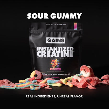 Gains in Bulk Instantized Creatine Monohydrate, Unflavored, 100 Servings