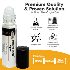 DermAvance Arnika Forte Topical Roll-On, Arnica Gel for Bruising and Swelling After Surgery, Easy-to-Use Arnica Gel Topical for Post-Surgical Care and Sports Injuries, Clear, 10 ml DermAvanceBuy Supplements Australia