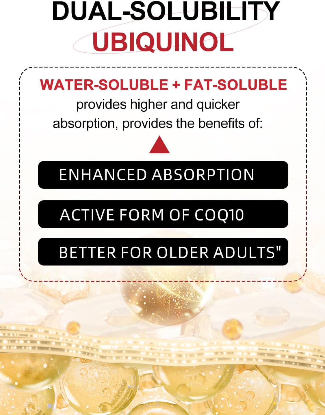 DRFOSTER Ubiquinol CoQ10 400mg Softgels, with PQQ & Vitamin E, 120 Servings | Active Ubiquinol, Coq10 400mg, Black Pepper for Max Absorption, Allergen-Free, Powerful Antioxidant, Brain & Energy Support