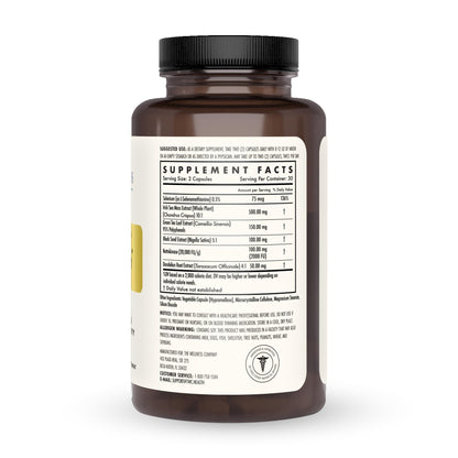 Spike Support – Nattokinase, Dandelion Root, Black Seed, Daily Detox, 120ct