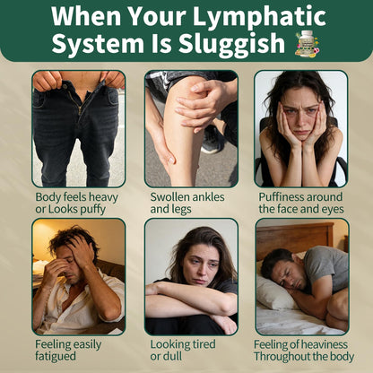 Lymphatic Drainage Supplement – Natural Herbal Formula with Dandelion, Burdock & Echinacea, Supports Fluid Balance, Immune Health & Cellulite Reduction – 60 Capsules HVibeVigor Zest buy supplements Au