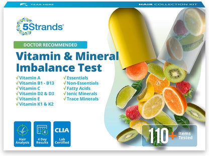 5Strands Vitamin & Mineral Imbalance Test, 150 Items Tested