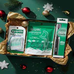 Suplement ​GUM Soft-Picks Advanced – Easy-to-Use Interdental Picks for Plaque Removal & Gum Health with Convenient Carry Case, Dentist Recommended - VelvetGlow USA
