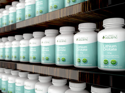 Lithium Orotate 5mg, 180 Vegetarian Lithium Capsules, Supplement Lithium Orotate 5mg, 180 Vegetarian Lithium Capsules, Helps Maintain Healthy Mood