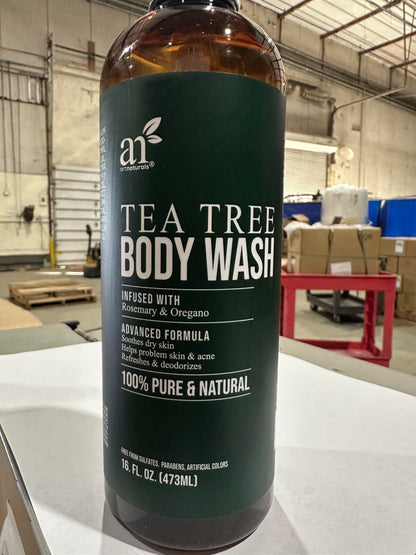 Artnaturals Tea Tree Body Wash with Rosemary & Mint, 16 fl oz, 2 Pack