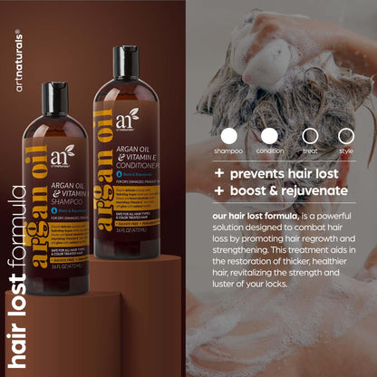 ArtNaturals Argan Oil Shampoo & Conditioner Set, 16 fl oz