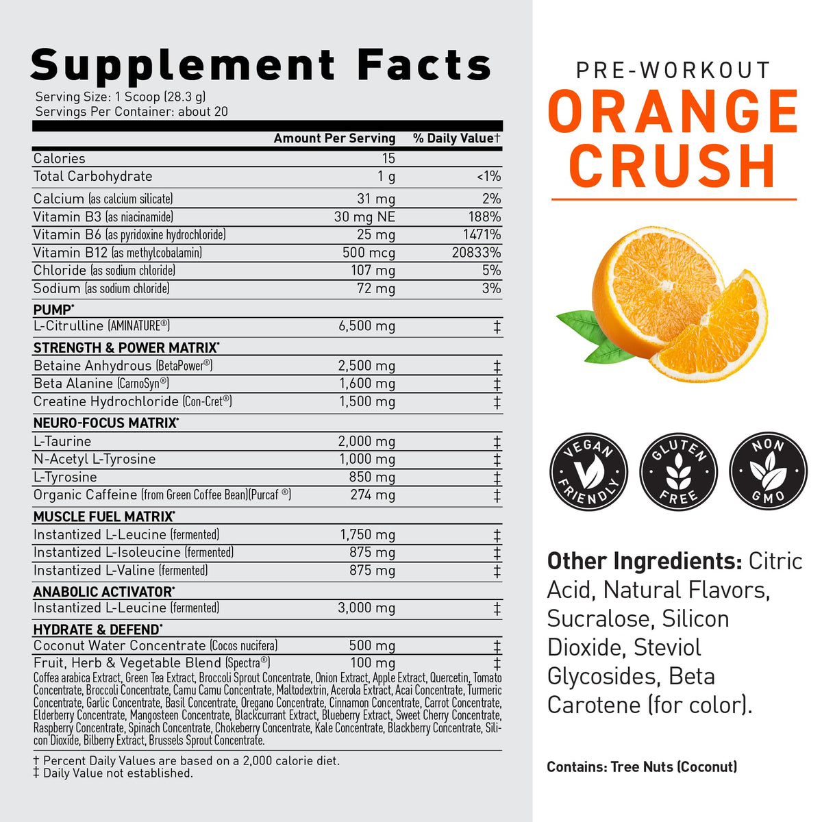 Kaged Original Pre Workout Powder | Fruit Punch | Pre-Workout with Creatine, Beta Alanine, L-Citrulline, BCAAs | 274 mg Caffeine | Pre Supplements for Men & Women | 20 Servings