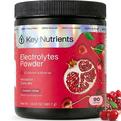 KEY NUTRIENTS Potassium Multivitamin Electrolytes Powder, Lemonade, 90 Serv