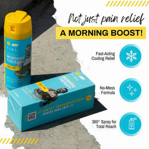 TIDL Pain Relief Spray, 3 Oz, Refreshing Morning Therapy for Muscle, Joint & Neck Pain Relief, Energizing, Plant-Based Menthol & Camphor Pain Reliever, Quick Drying Formula TIDLBuy Supplements Australia