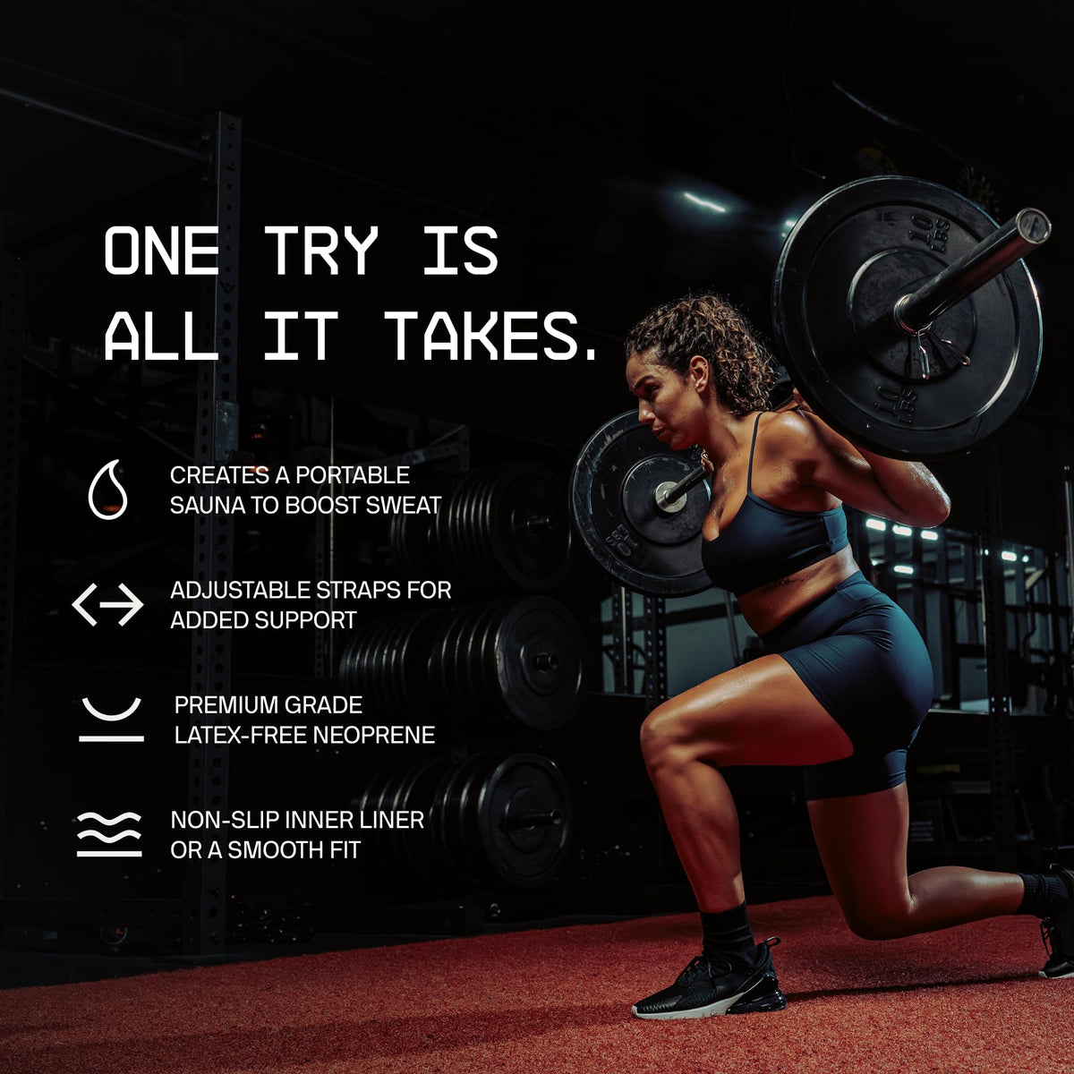 Sports Research Sweet Sweat® Waist Trimmer Pro Series - Adjustable Straps · Back & Core Support