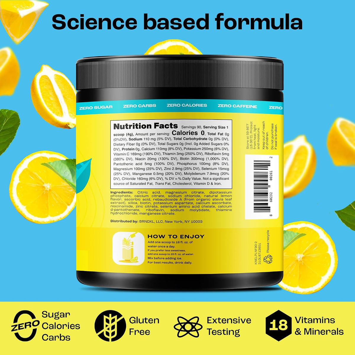 KEY NUTRIENTS Hydration Bundle – Multivitamin Electrolyte Powder Lemonade (90 Servings) & Electrolyte Tablets (200 Tablets) – No Sugar, No Calories – Sodium & Energy Support –, Made USA