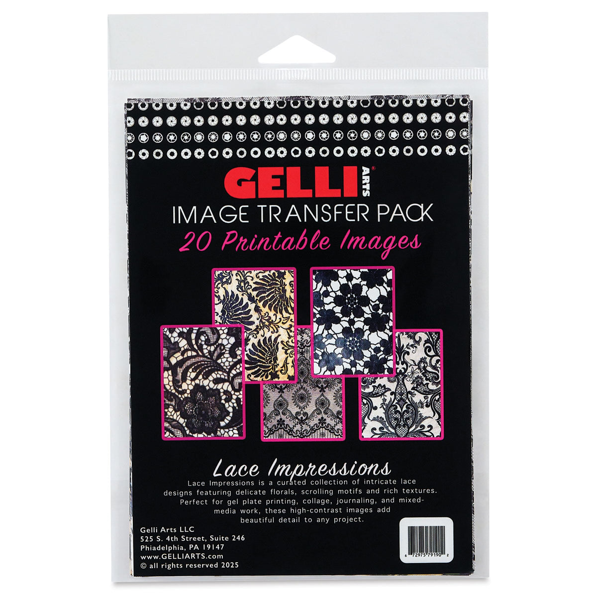 Gelli Arts Image Transfer Printables Wildflowers - 20 Floral Images Included, Use Gel Plates, Great for Teachers and Students of All Ages