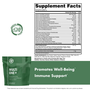 MultiOne Men & Women’s Daily Multivitamin - Essential Nutrients and Minerals for Optimal Health (60 Capsules) NutraOneBuy Supplements Australia
