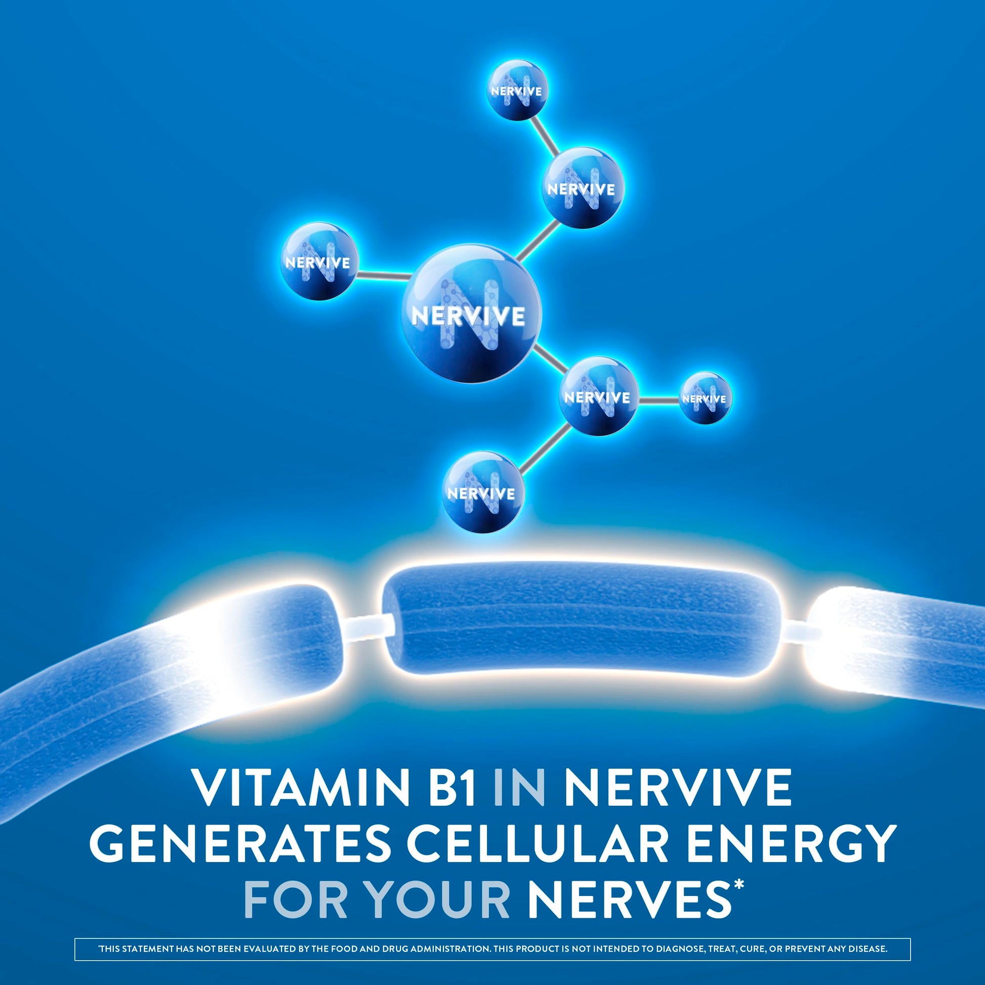 Nervive Nerve Health, Alpha Lipoic Acid, Fortify Nerve Health, Healthy Nerve Function, Healthy Blood Circulation, Supplement, Tablet, 60 Tablets NerviveBuy Supplements Australia