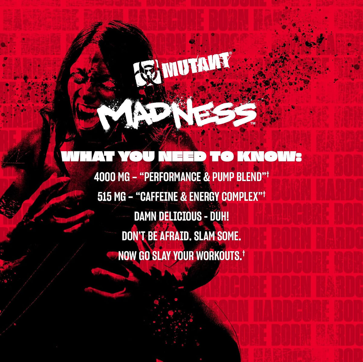MUTANT Madness, Ultra-Concentrated Pre-Workout, Fruit Punch, 9.52 oz