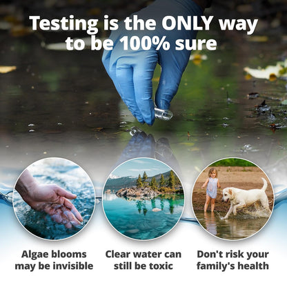 5Strands Blue-Green Algae Water Test Kit for Lakes & Ponds, 2 Pack