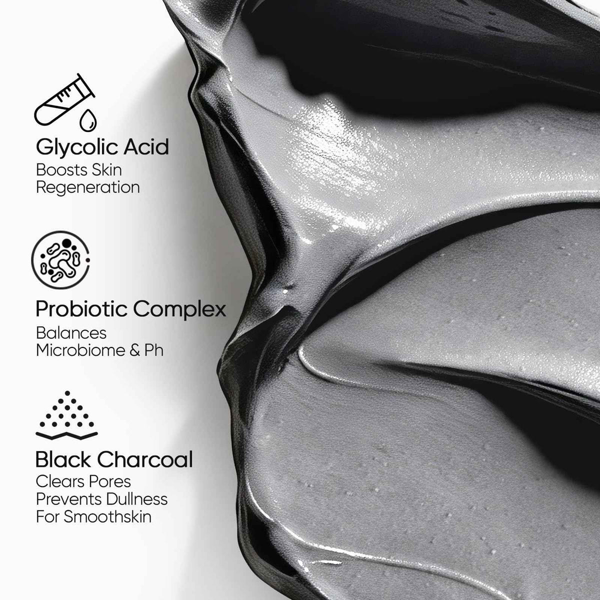 SKINTIFIC Deep Pore Cleansing Blackhead Remover Face Mask Stick, Mud Mask with Natural Alaska Volcano Clay, Gentle Exfoliating, Smoothing Skin