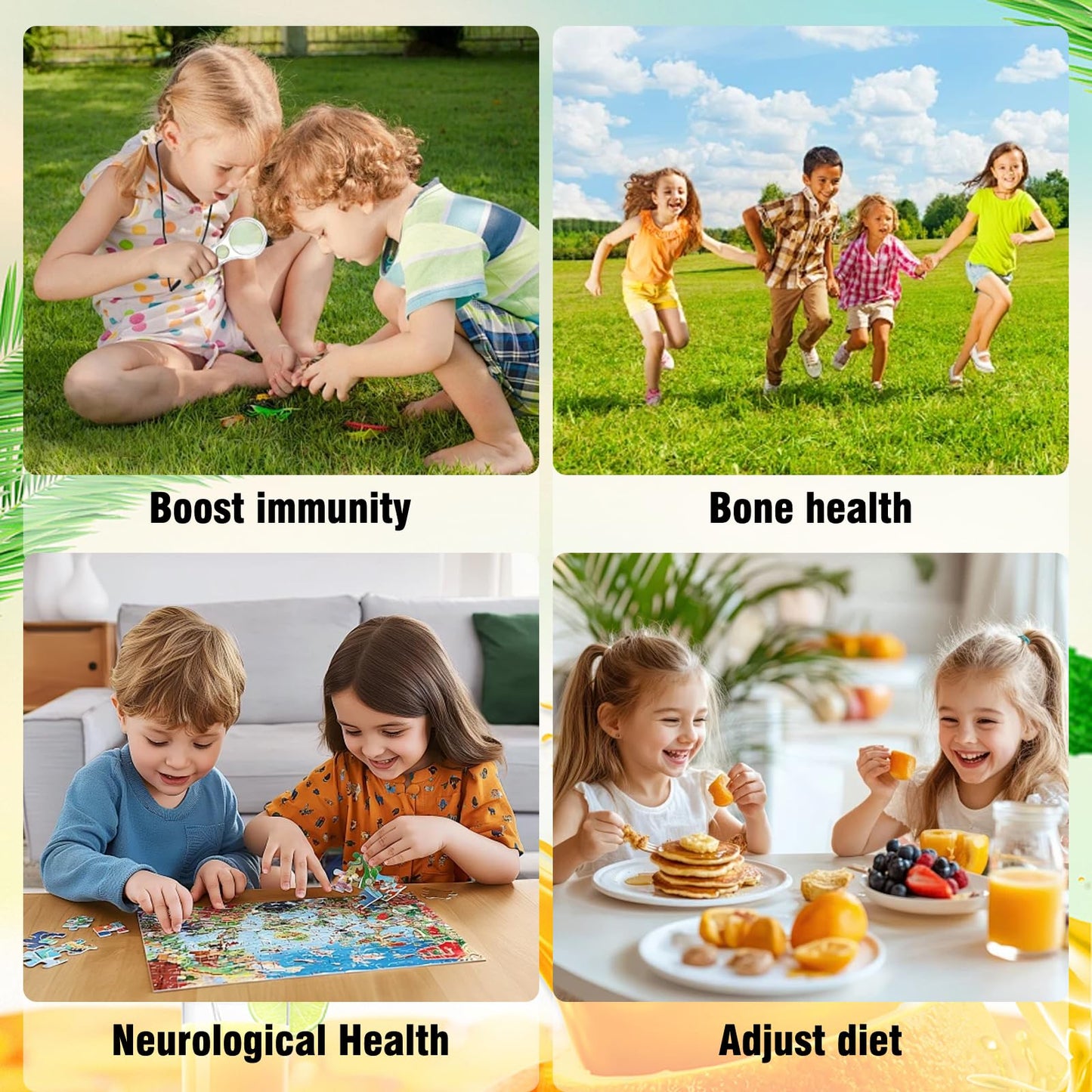 Misyvoing Natural Herbal Gut Support for Kids and Adults,Supports Body Cleansing, Immune Support,Improve Concentration,Vitamins C