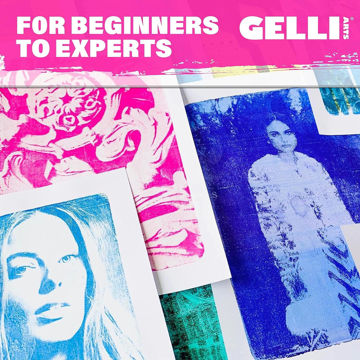 Gelli Arts Gel Printing Plate - 8" X 10" Gel Plate, Reusable Gel Printing Plate, Printmaking Gelli Plate for Art, Clear Gel Monoprinting Plate, Gel Plate Printing for Arts and Crafts