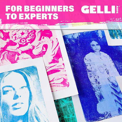 Gelli Arts Gel Printing Plate - 8" X 10" Gel Plate, Reusable Gel Printing Plate, Printmaking Gelli Plate for Art, Clear Gel Monoprinting Plate, Gel Plate Printing for Arts and Crafts