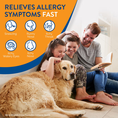 Alavert 24 Hour Allergy Relief Tablets, Non-Drowsy Antihistamine, Orally Disintegrating Allergy Tablets, Loratadine 10 mg, Citrus Burst Flavor, 18 Count
