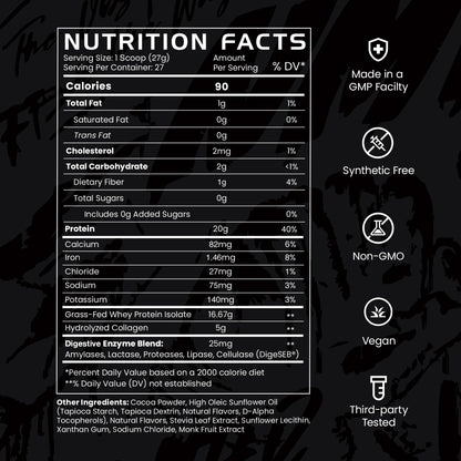 Gains in Bulk Lean Protein Powder with 20g Protein, Strawberry, 27 Servings