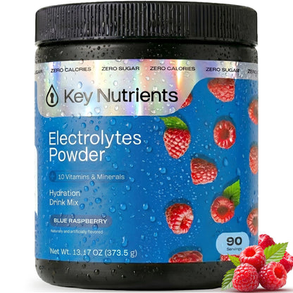 KEY NUTRIENTS Potassium Multivitamin Electrolytes Powder, Lemonade, 90 Serv