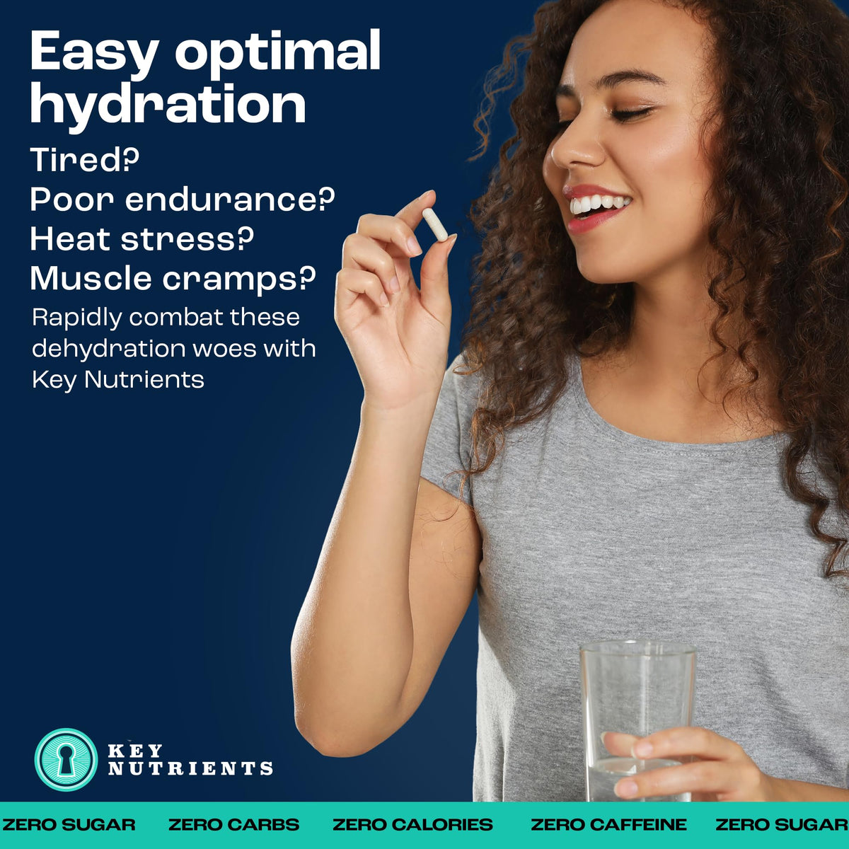 KEY NUTRIENTS Multivitamin Electrolyte Packets, No Sugar Variety Pack, 10Ct