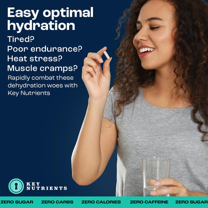KEY NUTRIENTS Multivitamin Electrolyte Packets, No Sugar Variety Pack, 10Ct