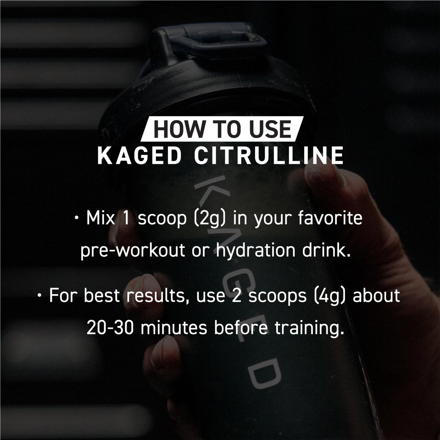 Kaged L-Citrulline Powder | Unflavored | Enhanced Pumps | Improve Muscle Vascularity | Nitric Oxide Booster | Supplements for Men & Women | 100 Servings