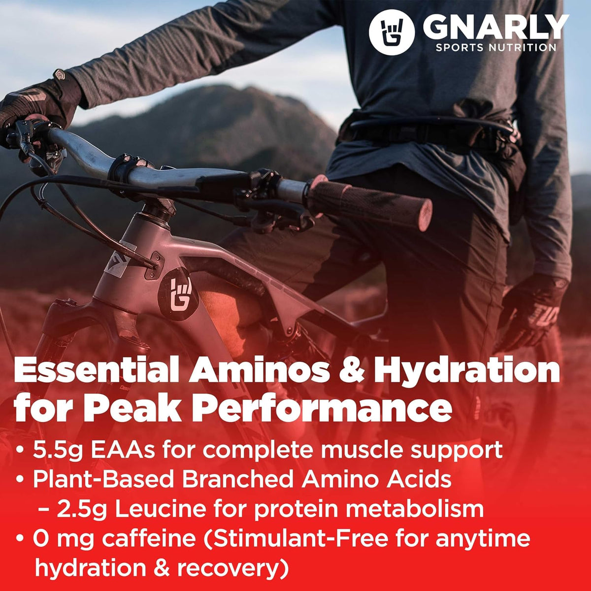 Gnarly Nutrition Essential Aminos Powder, Berry Lemonade – Pre-Workout Amino Acids – NSF Contents Certified – Supplement to Support and Rebuild Muscle – Berry Lemonade Caffeine Free, 10.58 oz
