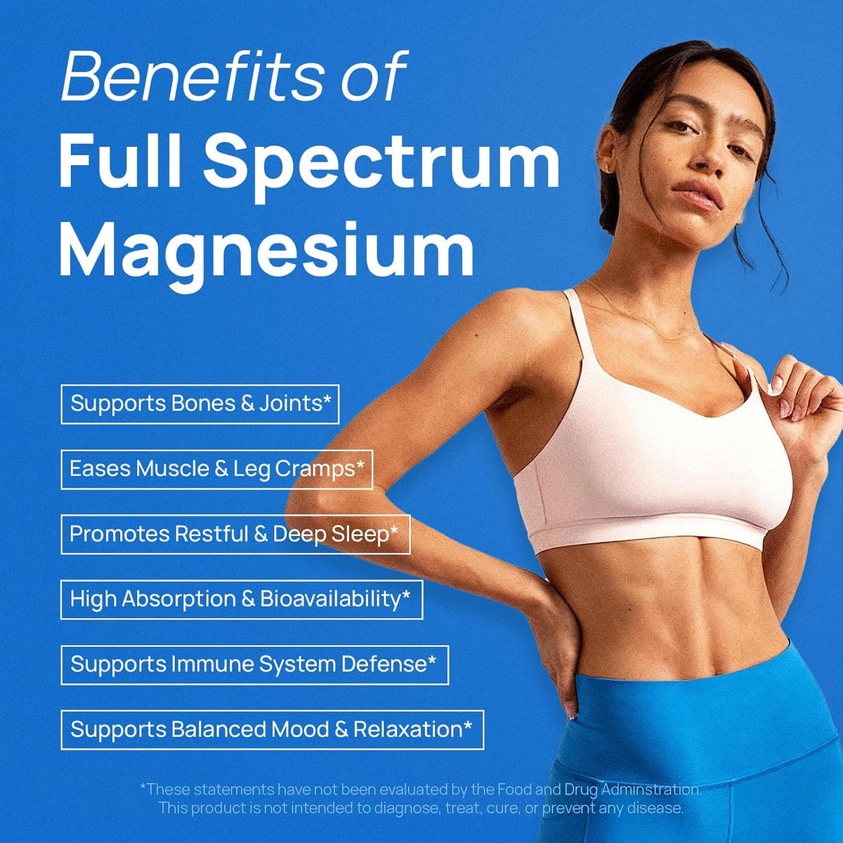 Selerb Liposomal 18 in 1 Magnesium Complex for Women and Men & CalmTrio Magnesium Glycinate Powder Cortisol Drink Mix