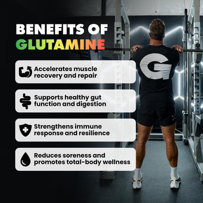 Gains in Bulk L-Glutamine Powder, Unflavored, 90 Servings
