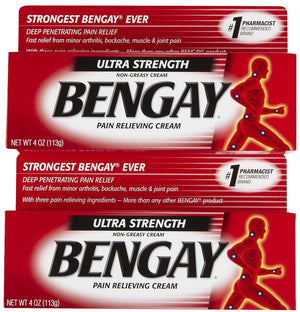 Bengay Ultra Stength Pain Relieving Cream, Non-Greasy-Ultra Strength, 2 pk BengayBuy Supplements Australia