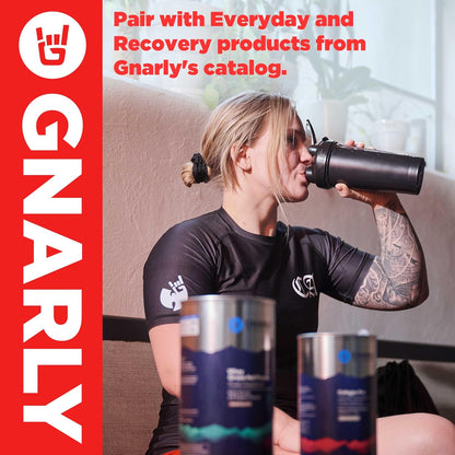 Gnarly Nutrition Natural Pre-Workout Powder, Strawberry Lemonade – NSF Sport Certified, Endurance & Recovery – Vegan Pre-Workout, Sports Nutrition – Strawberry Lemonade with Caffeine, 14.82 oz