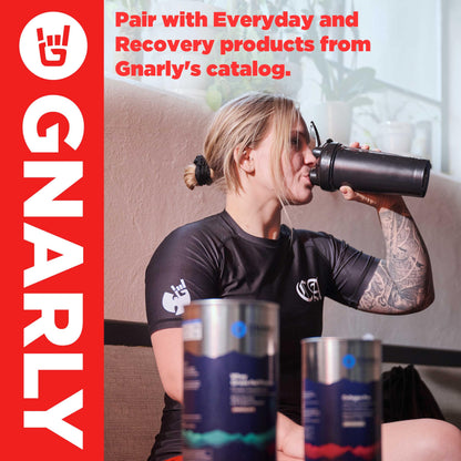 Gnarly Nutrition Natural Pre-Workout Powder, Strawberry Lemonade – NSF Sport Certified, Endurance & Recovery – Vegan Pre-Workout, Sports Nutrition – Strawberry Lemonade with Caffeine, 14.82 oz