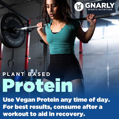 Gnarly Vegan Plant Protein, Meal Replacement - Chocolate (28.2oz) and Gnarly Preworkout Strawberry Lemonade (14.82oz)