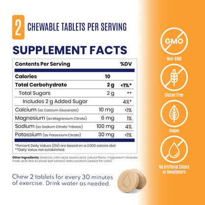 SaltStick High Sodium Electrolyte FastChews - Mixed Berry, 60 Tablets