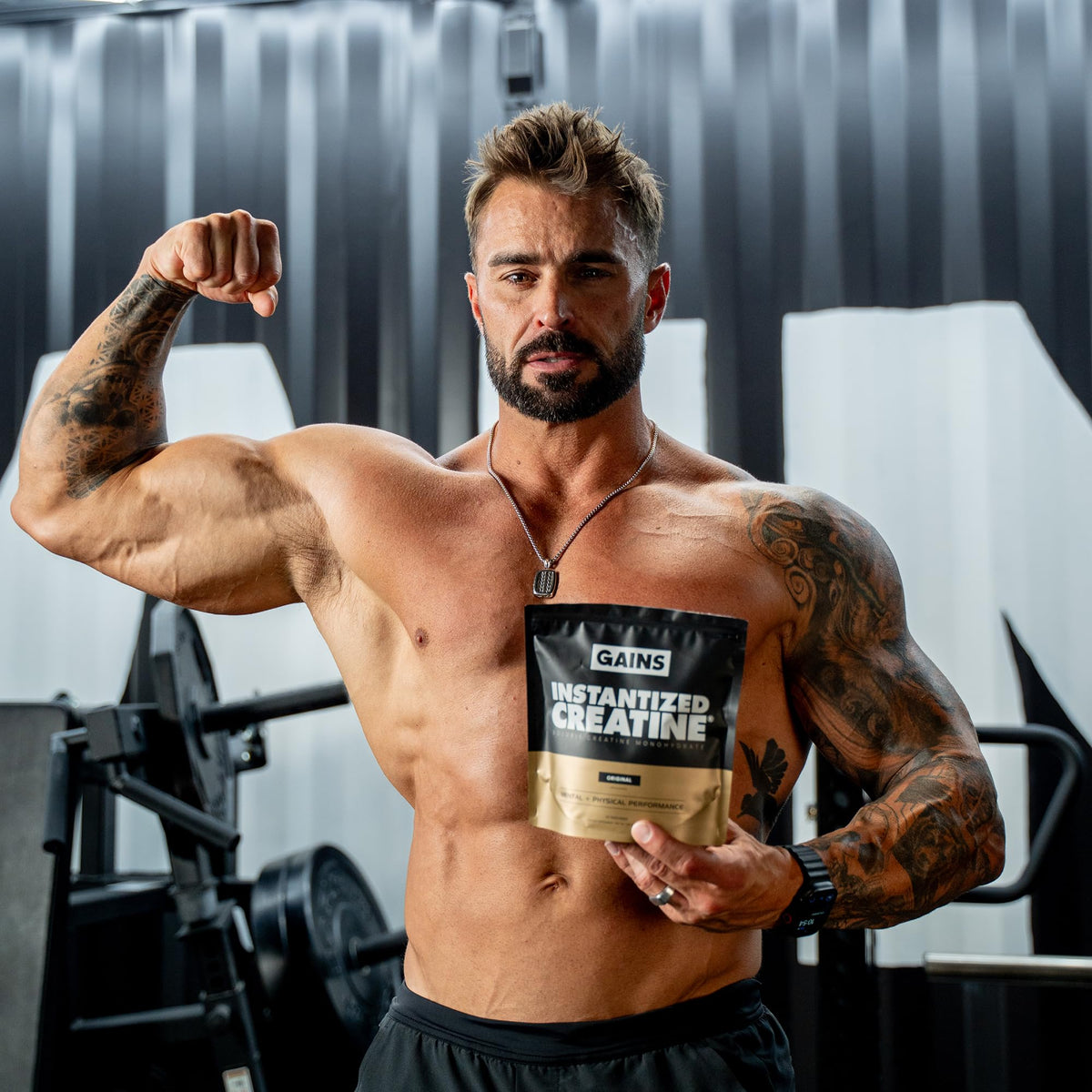 Gains in Bulk Instantized Creatine Monohydrate, Unflavored, 100 Servings