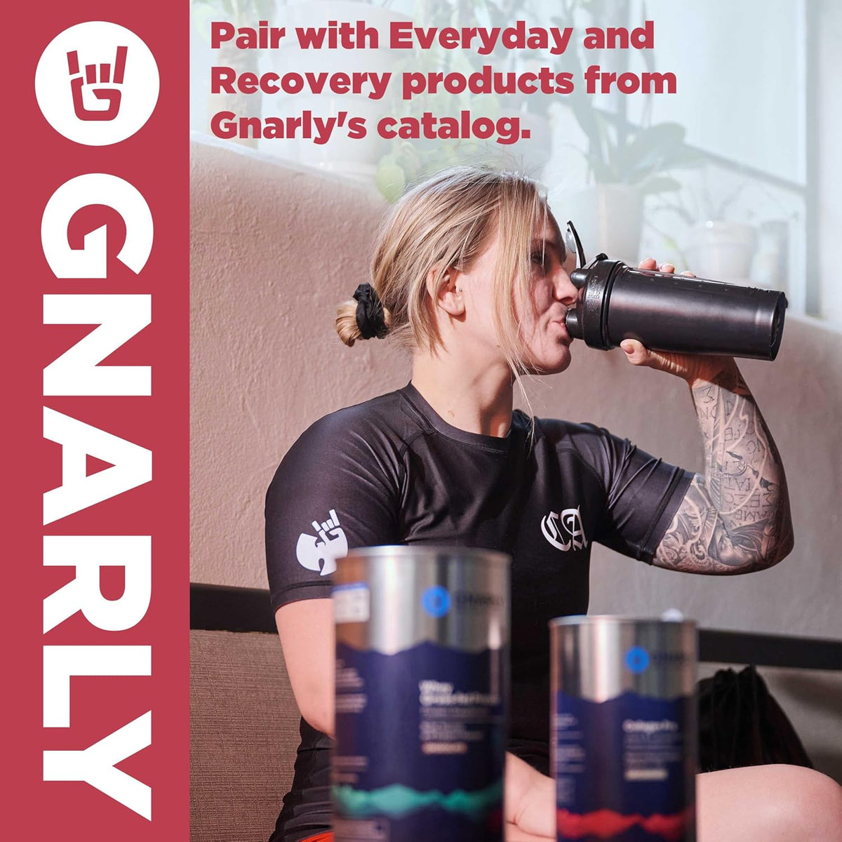 Gnarly Nutrition Collagen Peptides – Gnarly Collagen Pro with Vitamin C, Zinc & Copper – NSF Sport Certified, Protein Synthesis Vitamin Powder – Unflavored, 16.05 oz (30 Servings)