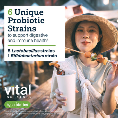Hyperbiotics Vital Nutrients Pro Men Probiotics | Vegan Advanced Probiotics for Men | Clinically Studied for Prostate Health, Digestive Balance and Gut Health | Gluten, Dairy, Soy Free | 60 Tablets