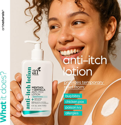 Artnaturals Anti-Itch Lotion with Menthol, 8 oz